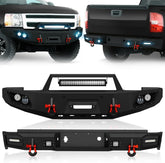Front Bumpers for Chevy Silverado 1500 2007-2013 2nd Gen Chevy Silverado 1500 Pickup Truck Bumper w/Winch Plate | Yzona